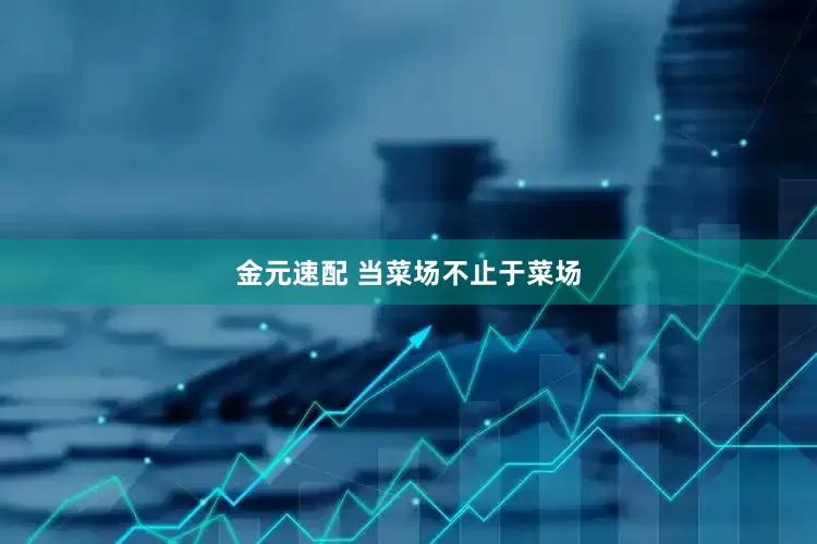 金元速配 当菜场不止于菜场